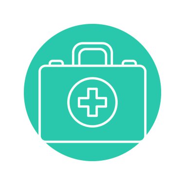 First aid box  color line icon. First aid. 