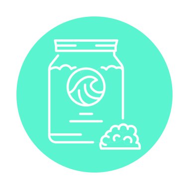 Banyo tuzu rengi ikonu. Web sayfası için resim grafiği