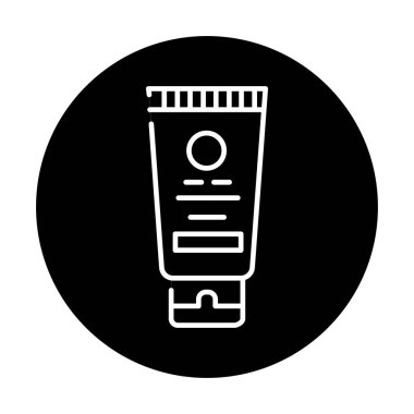 Krem rengi simgesi. Web sayfası için resim grafiği