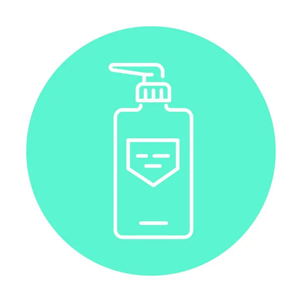 Μπουκάλι Balm Conditioner Χρώμα Γραμμή Εικονίδιο Εικονόγραμμα Για Την Ιστοσελίδα — Διανυσματικό Αρχείο