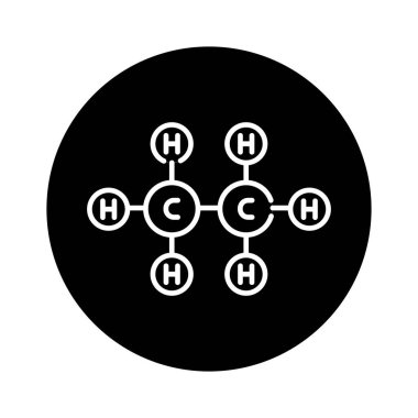 Etan formülü renk çizgisi simgesi. Web sayfası için resim grafiği