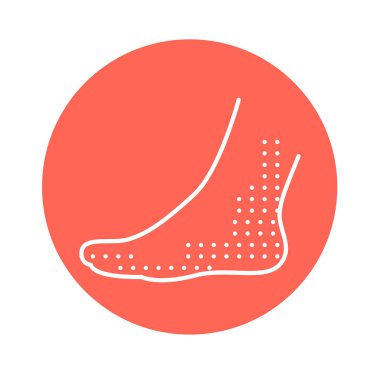 Vaskülit renk çizgisi simgesi. Web sayfası için resim grafiği