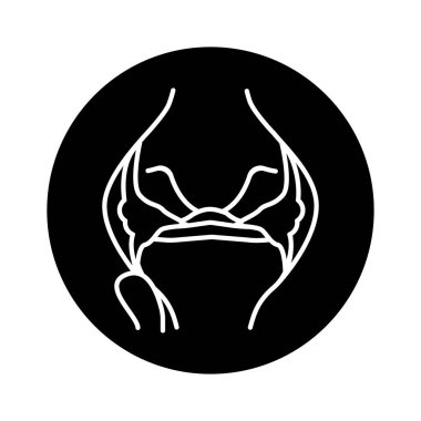 Genç İdiyopatik Artrit renk çizgisi simgesi. Web sayfası için resim grafiği