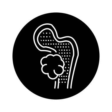 Sistemik Lupus Eritematozus renk çizgisi simgesi. Web sayfası için resim grafiği