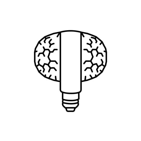 Universal Disco Lamp Black Line Icon — Stock Vector