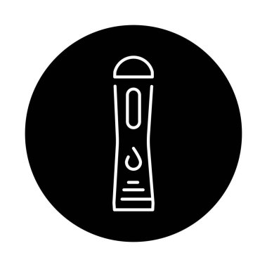 Kayganlaştırıcı renk çizgisi simgesi. Web sayfası için resim grafiği