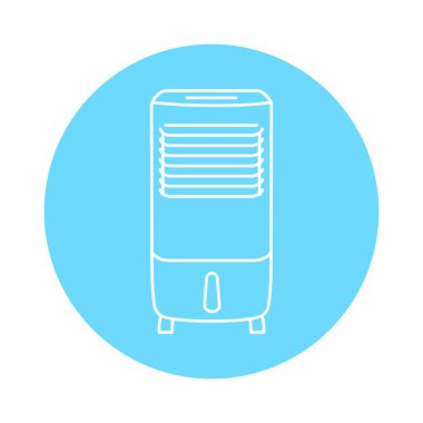 Floor conditioner color line icon. Kitchen device. 