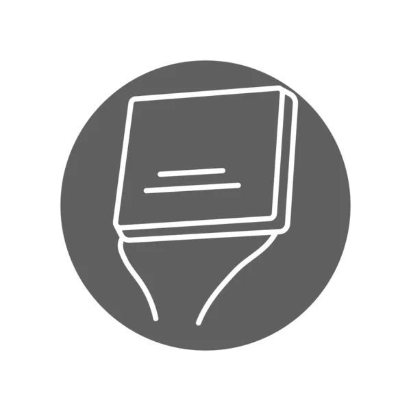 Ikona Černé Čáry Peltier Diody Piktogram Pro Webovou Stránku — Stockový vektor