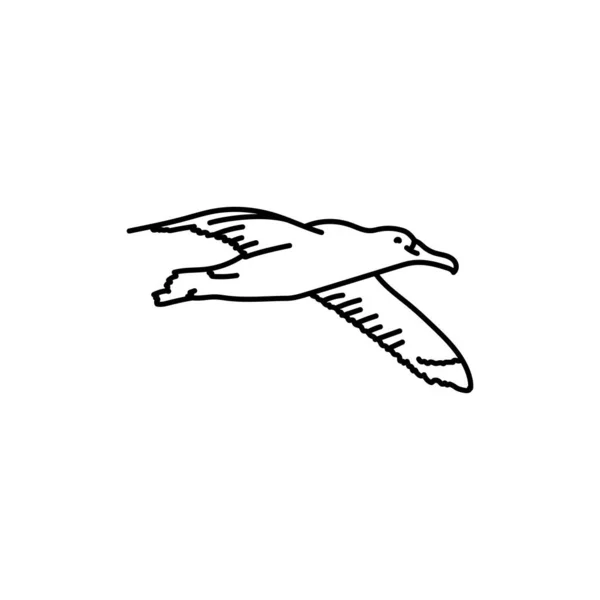 Symbolbild Für Albatrosse — Stockvektor