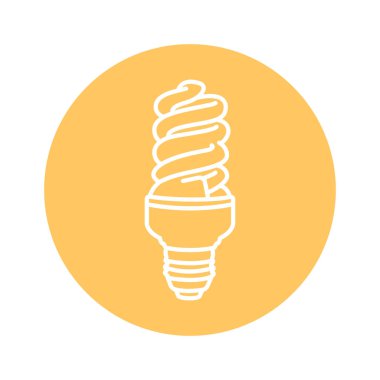 Sarmal lamba siyah çizgi simgesi. 