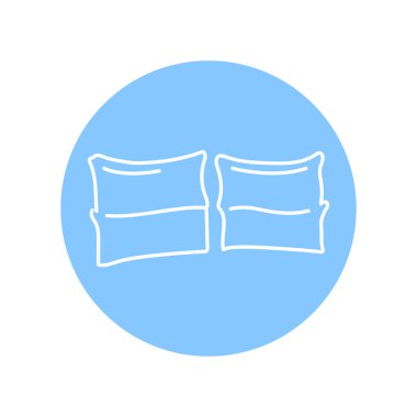 Çocuklar için şişirilebilir kolluk siyah çizgi ikonu. Web sayfası için resim grafiği