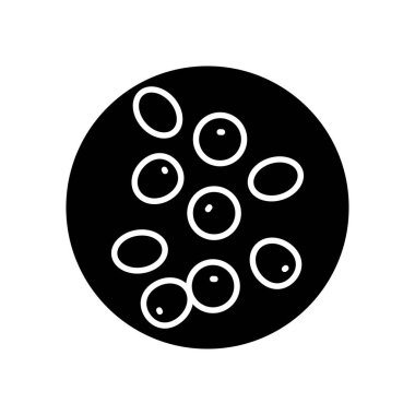 Millet siyah çizgi simgesi. Doğal organik süper yiyecek..