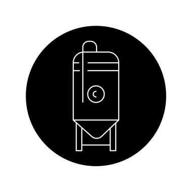 Siyah çizgi simgesi oluşturuluyor. 