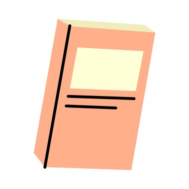 Kitap rengi elementi. Akademik çalışmalar için ders kitabı.