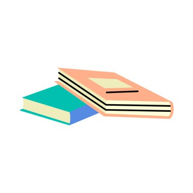 Kitap rengi ögesi. Akademik çalışmalar için ders kitabı.