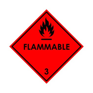 Yanıcı renk elementi. Tehlikeli madde..