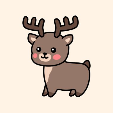 Geyik rengi. El yapımı hayvanlar.. 