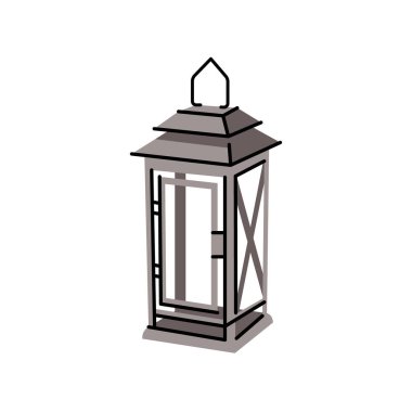 Dekoratif fener düz elementi. İç dekorasyon.