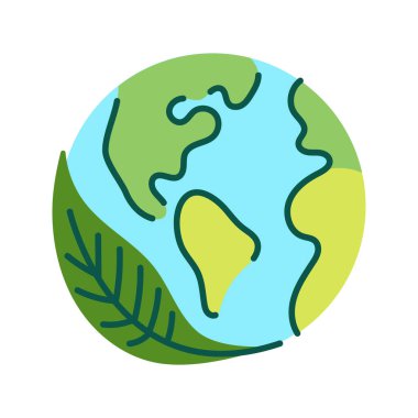 Nature protection color flat icon. Zero waste lifestyle. Eco friendly.