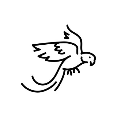 Psittacula eupatria renk simgesi. 