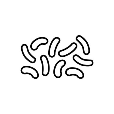 Mısır çubukları çizgi simgesi. 