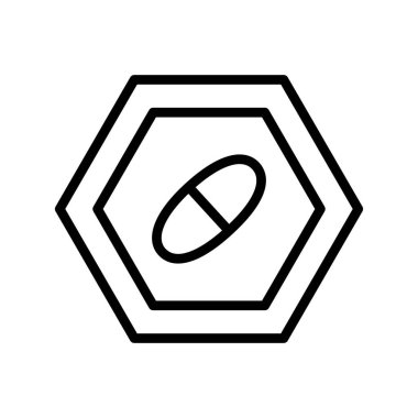 Beta-bloker çizgisi siyah simge. Mide ekşimesini azaltacak ilaçlar. Web sayfası, mobil uygulama, düğme, logo için imza. İzole edilmiş vektör düğmesi. Düzenlenebilir vuruş.