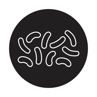 Mısır çubukları çizgi simgesi. 