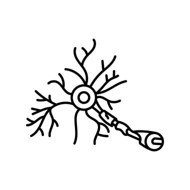 Çoklu skleroz renk çizgisi simgesi. Otoimmün hastalıklar. 