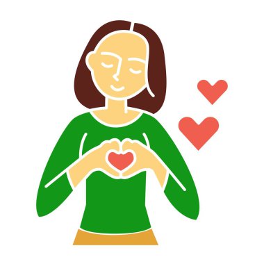 Maitri satır vektör simgesi. 