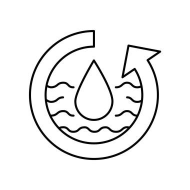 Su dengesi renk simgesi. Web sayfası, mobil uygulama için imzala,