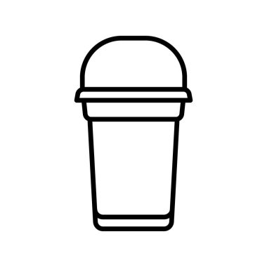 Metro hattı simgesi. Vektör izole ögesi. 