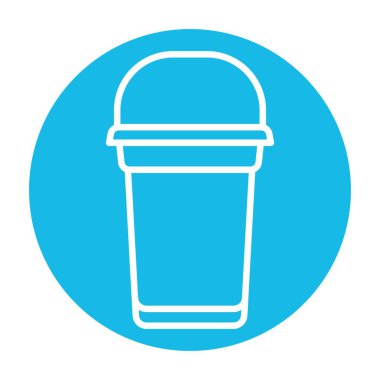 Metro hattı simgesi. Vektör izole ögesi. 