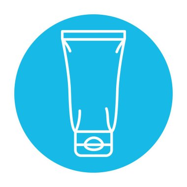 Metro hattı simgesi. Vektör izole ögesi. 