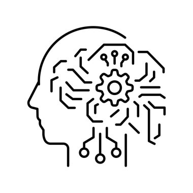 Makine öğrenme satırı simgesi. 