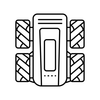 scout robots robot line icon.  clipart