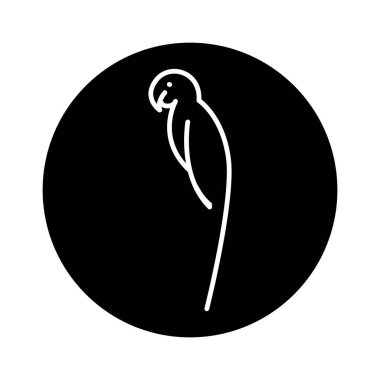 Ara macaw renk simgesi. 