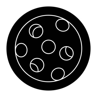 Pickleball renk çizgisi simgesi. Web sayfası, mobil uygulama için imzala,