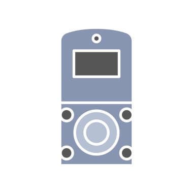 Kablosuz Alarm düz simgesi. izole öge.