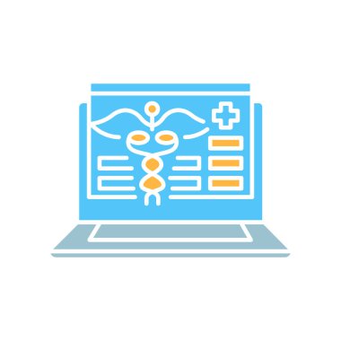 Dijital ve yazdırma projeleri için Al tıbbi kayıt siyah çizgi simgesi. Uygulamalar ve web siteleri için en az temiz simgeler. UI UX ve markalaşma için modern basit simgeler