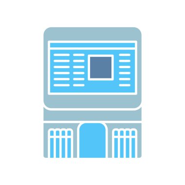 Dijital ve baskı projeleri için kan testi cihazı siyah çizgi simgesi. Uygulamalar ve web siteleri için en az temiz simgeler. UI UX ve markalaşma için modern basit simgeler