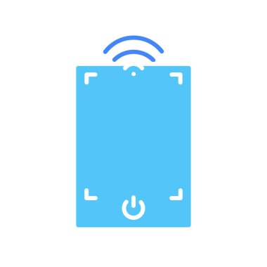 Dijital ve yazdırma projeleri için akıllı ayna siyah çizgi simgesi. Uygulamalar ve web siteleri için en az temiz simgeler. UI UX ve markalaşma için modern basit simgeler