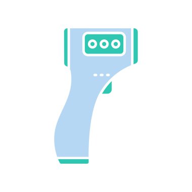 Dijital ve yazdırma projeleri için akıllı termometre renk düz simgesi. Uygulamalar ve web siteleri için en az temiz simgeler. UI UX ve markalaşma için modern basit simgeler