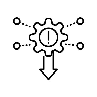 Dijital ve yazdırma projeleri için kayıp fonksiyonu siyah çizgi simgesi. Uygulamalar ve web siteleri için en az temiz simgeler. UI UX ve markalaşma için modern basit simgeler