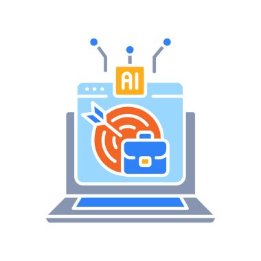 Eğitim programlarının eşleşmesi kariyer hedefleri dijital ve yazdırma projeleri için düz simge rengidir. Uygulamalar ve web siteleri için en az temiz simgeler. UI UX ve markalaşma için modern basit simgeler