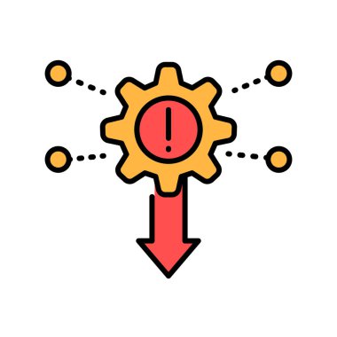Dijital ve yazdırma projeleri için kayıp fonksiyonu renk düz simgesi. Uygulamalar ve web siteleri için en az temiz simgeler. UI UX ve markalaşma için modern basit simgeler