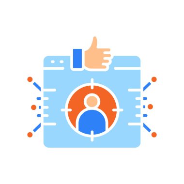 Dijital ve yazdırma projeleri için ürün önerisi renk düz simgesi. Uygulamalar ve web siteleri için en az temiz simgeler. UI UX ve markalaşma için modern basit simgeler