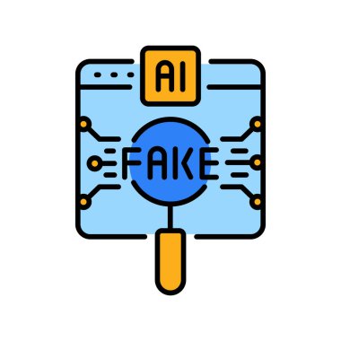 Dijital ve yazdırma projeleri için sahte renk çizgisi simgesi. Uygulamalar ve web siteleri için en az temiz simgeler. UI UX ve markalaşma için modern basit simgeler