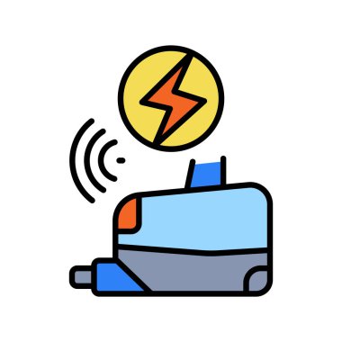 Dijital ve yazdırma projeleri için eğik sensör renk düz simgesi. Uygulamalar ve web siteleri için en az temiz simgeler. UI UX ve markalaşma için modern basit simgeler