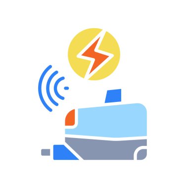 Dijital ve yazdırma projeleri için eğik sensör renk düz simgesi. Uygulamalar ve web siteleri için en az temiz simgeler. UI UX ve markalaşma için modern basit simgeler