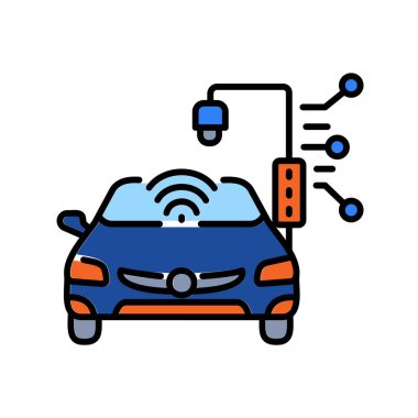 Dijital ve yazdırma projeleri için yol kalitesi renk çizgisi simgesi. Uygulamalar ve web siteleri için en az temiz simgeler. UI UX ve markalaşma için modern basit simgeler